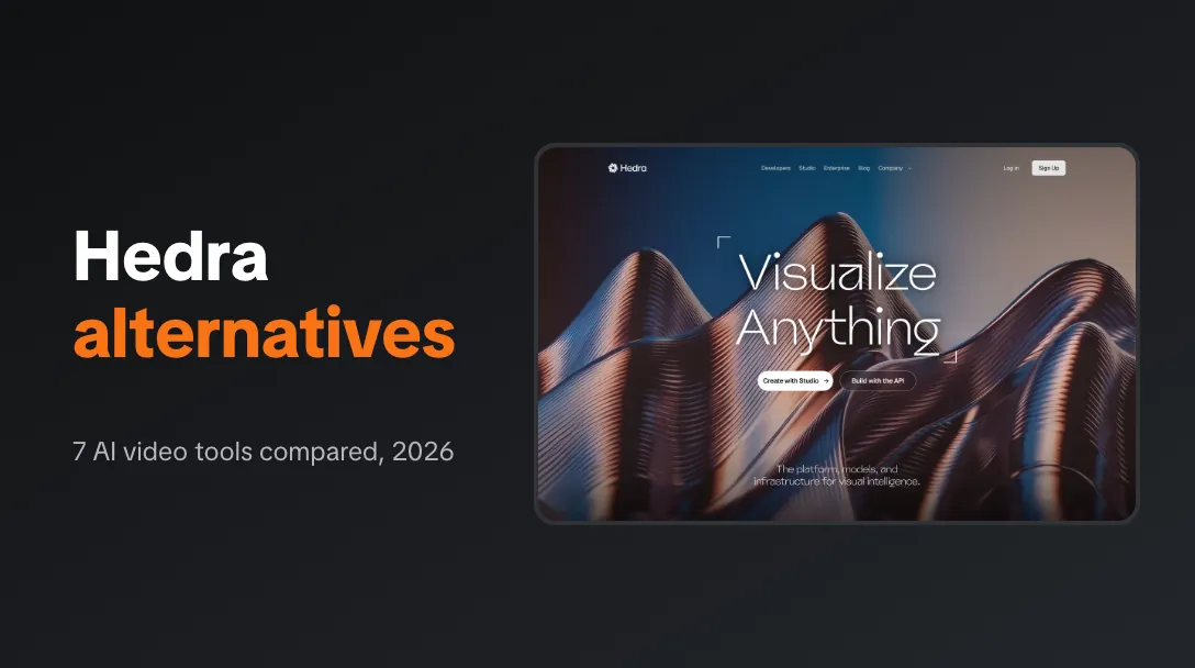 Hedra alternatives compared, next to the Hedra homepage