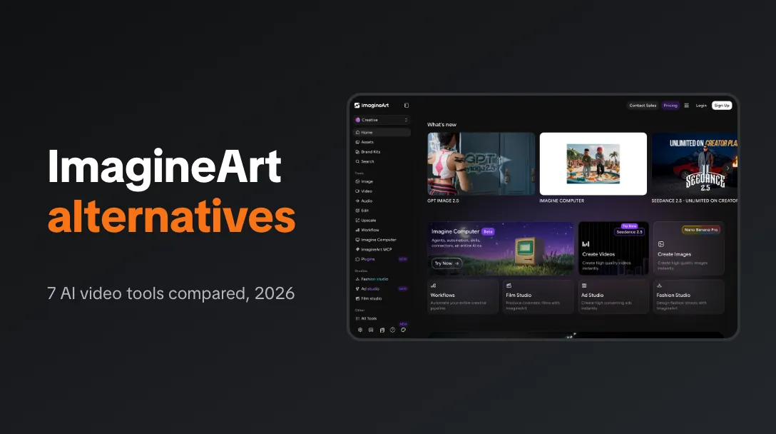 ImagineArt alternatives compared, next to the ImagineArt homepage