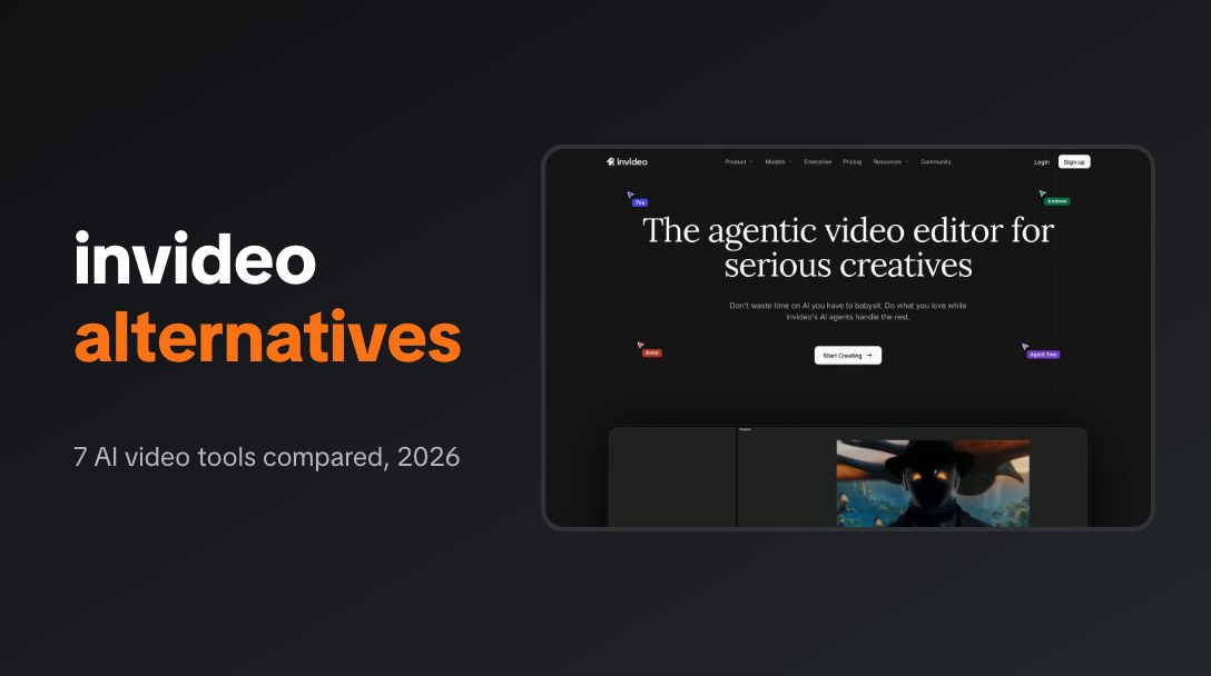 invideo alternatives compared, next to the invideo homepage