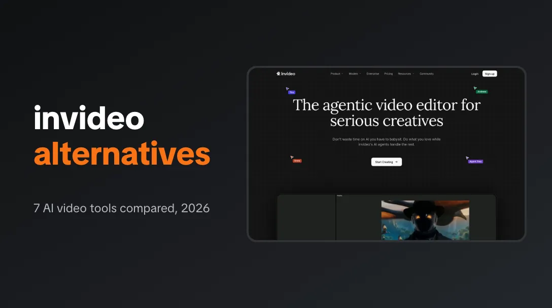 invideo alternatives compared, next to the invideo homepage