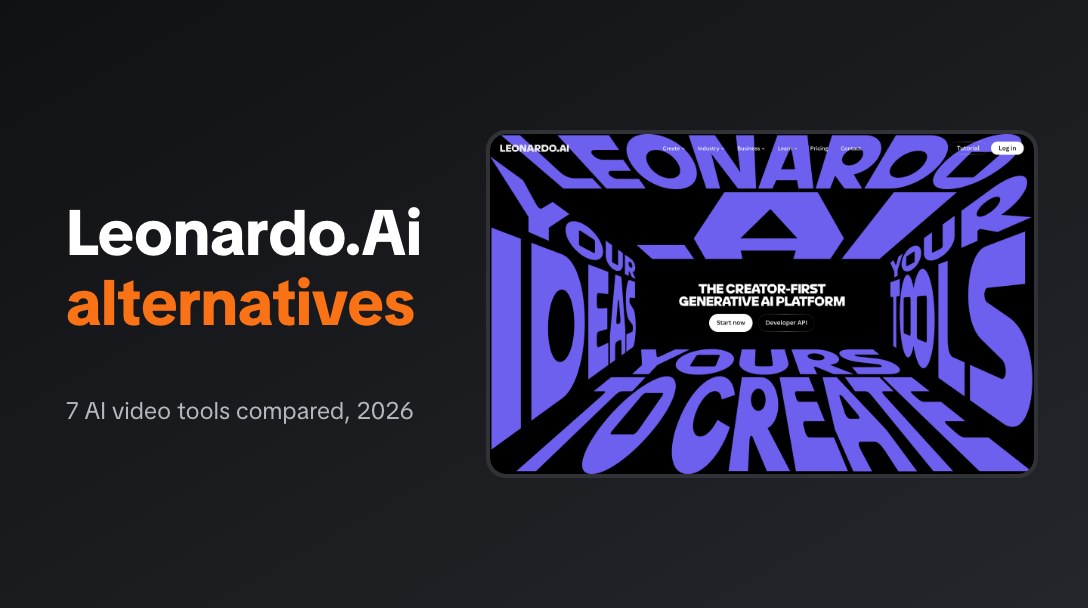 Leonardo.Ai alternatives compared, next to the Leonardo.Ai homepage