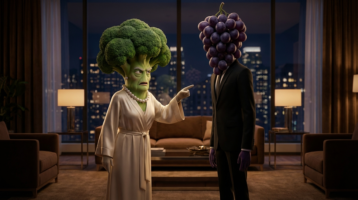 How to Make AI Fruit Drama Videos: The Soap Opera Formula